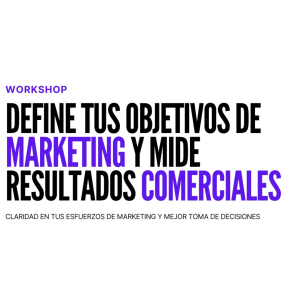 Define tus objetivos de marketing