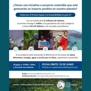 Premio Zayed a la Sostenibilidad