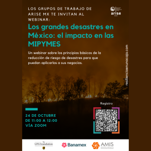 Webinar Grandes desastres en México