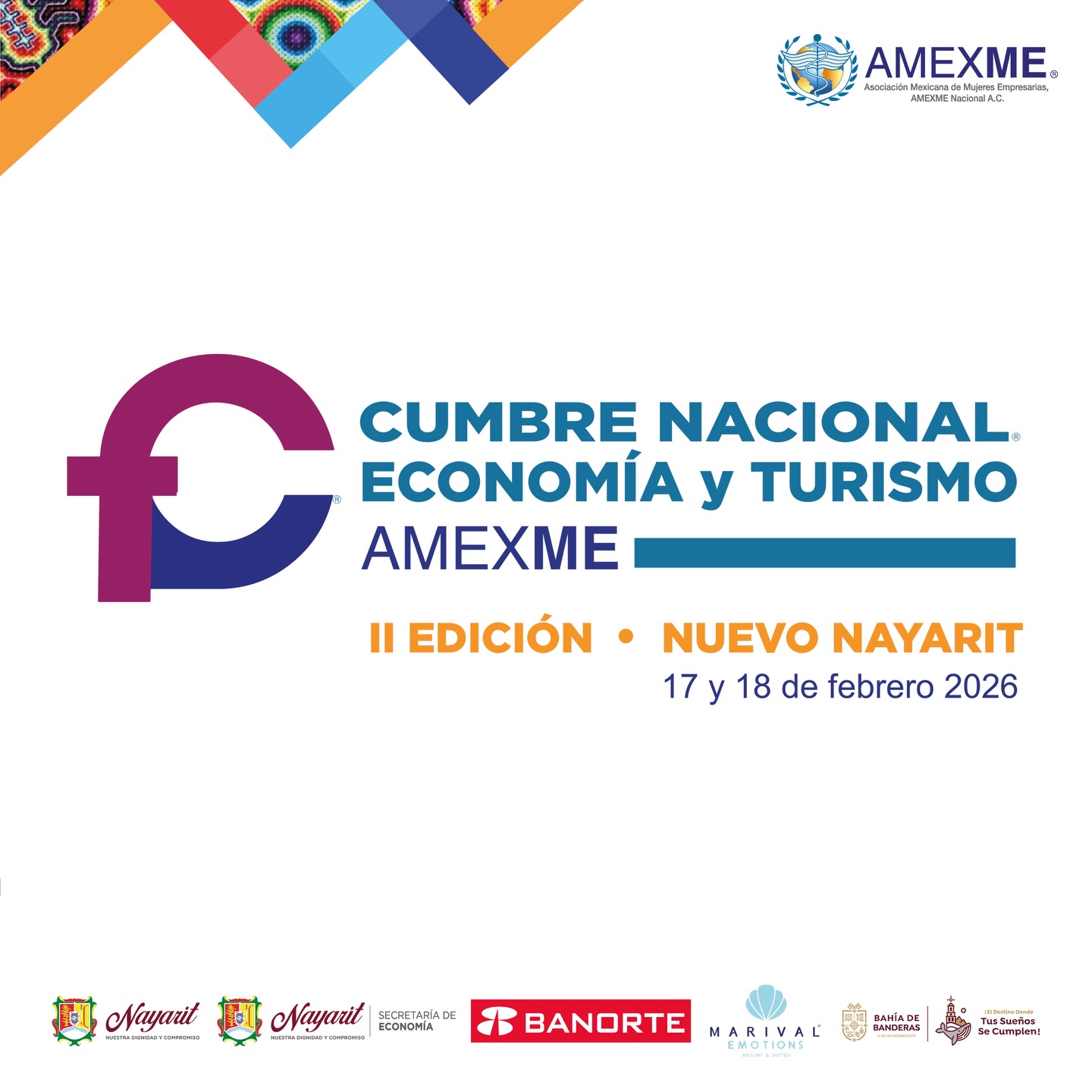 Cumbre Nacional de Economía y Turismo AMEXME 2026