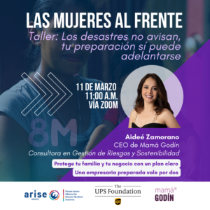 Taller Los desastres sí avisan, tu preparación sí puede adelantarse