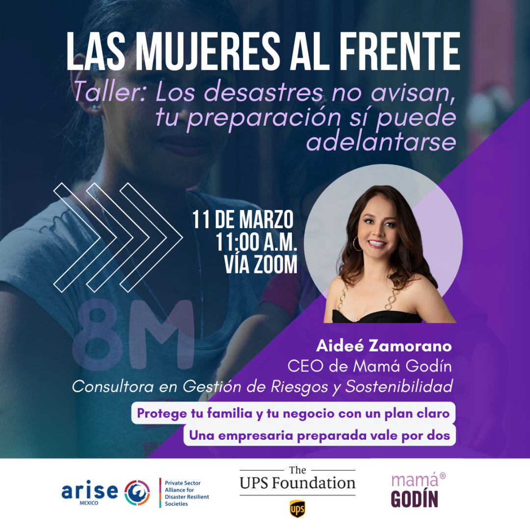 Taller Los desastres sí avisan, tu preparación sí puede adelantarse