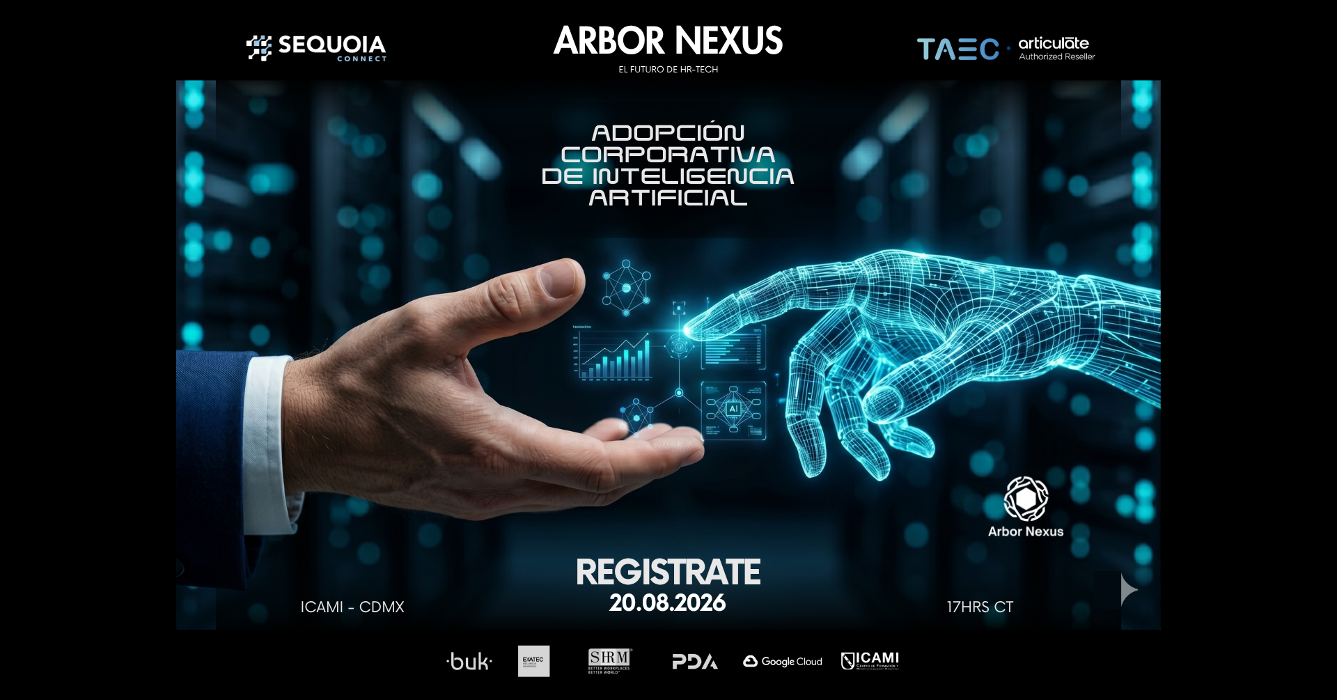 Arbor Nexus 2026 evento de inteligencia artificial empresarial y transformación tecnológica en México